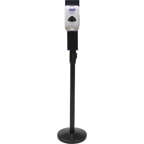Porte-distributeur pour poteaux de barrière pour le contrôle des foules, Noir - SGU790