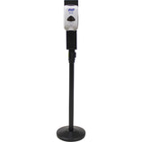 Porte-distributeur pour poteaux de barrière pour le contrôle des foules, Noir - SGU790
