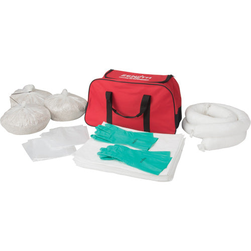 Spill Kit, Oil Only, Bag, 10 US gal. Absorbency - SGU880