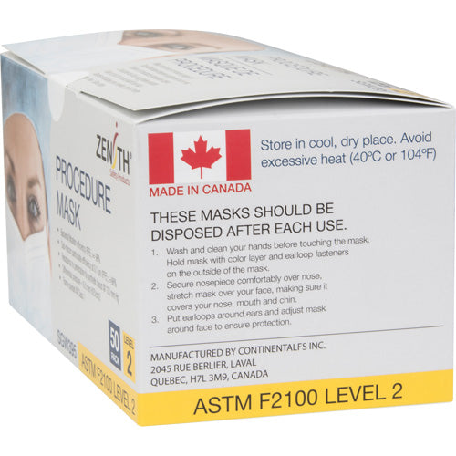 Disposable Procedure Masks, ASTM F2100 Level 2, Class 1 - SGW395