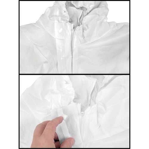 Premium hooded coveralls for professional and industrial protection