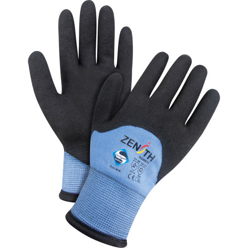 Gants enduits ZX-30° de première qualité, Revêtement Mousse de PVC, Calibre 15, Enveloppe en Nylon