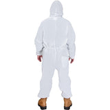 Combinaison à capuchon blanche SMS, protection légère et confortable