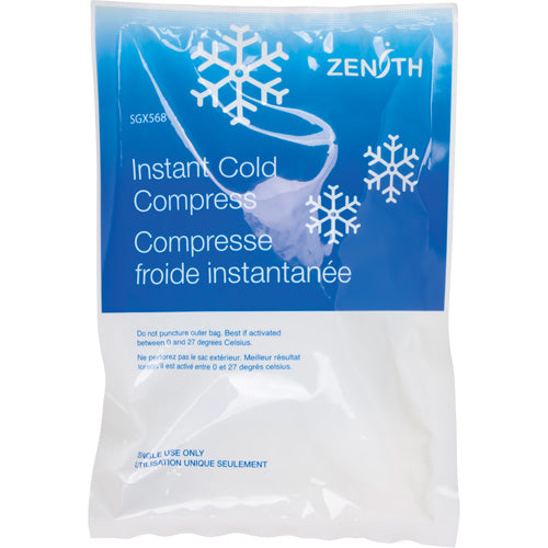 Instant Cold Compress, Single Use, 6" x 9" - SGX568