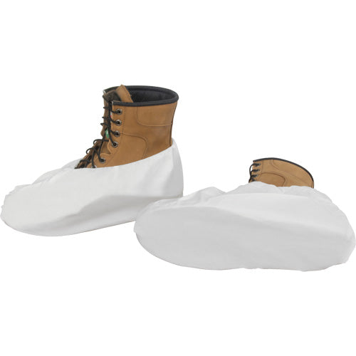 Shoe Covers, One Size, Microporous, White - SGX673