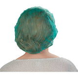 Bonnets bouffants, Polypropylène, 24", Vert - SHA677