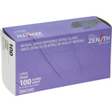 Disposable Medical Grade Nitrile Gloves, 6 mil, Powder-Free, Black, Class 2