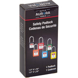 Lockout Lockout, Safety Padlock, Keyed Different, Thermoplastic, 1-1/2" Width - SHC366