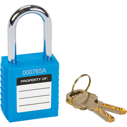 Lockout Lockout, Safety Padlock, Keyed Different, Thermoplastic, 1-1/2" Width - SHC362