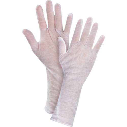 Gants d'inspection légers, Poly/coton, Poignet À ourlet, Hommes - SHH457