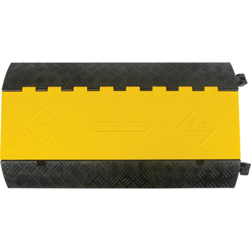 Protecteur de câbles en polyuréthane, 3 canaux, 35,43" lo x 19,69" la x 3" h - SHJ532