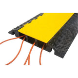 Protecteur de câbles en polyuréthane, 3 canaux, 35,43" lo x 19,69" la x 3" h - SHJ532