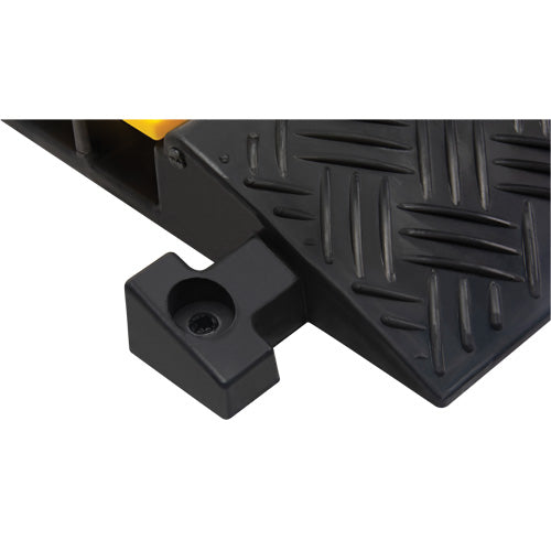 Polyurethane Cable Protector, 5 Channels, 35.43" L x 19.69" W x 2" H - SHJ533