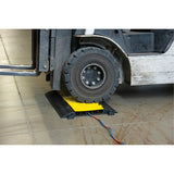 Polyurethane Cable Protector, 5 Channels, 35.43" L x 19.69" W x 2" H - SHJ533