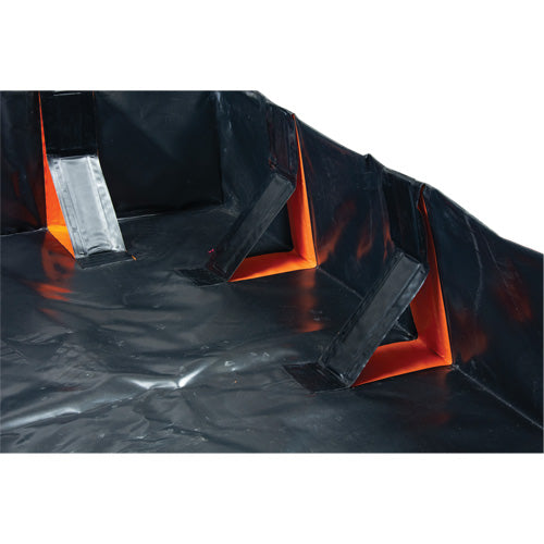 IBX Deployable Wall Berm, 2244 US gal. Capacity, 12' W x 25' L x 12" H, Snap-in Bracket - SHK126