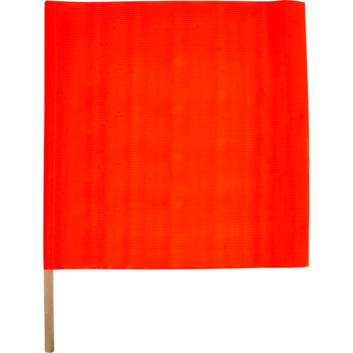 Drapeau de sécurité routière, Mailles, Avec manche - SHL144