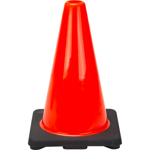 Cône de signalisation de première qualité, 12", Orange - SHL470