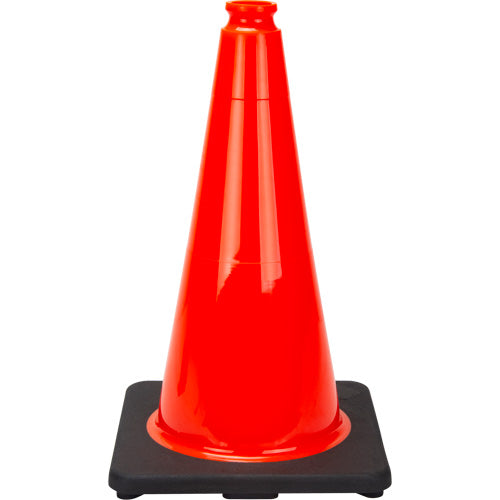 Cône de signalisation de première qualité, 18", Orange - SHL471