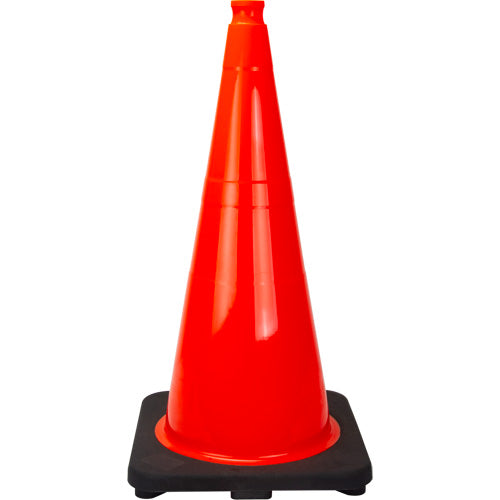Cône de signalisation de première qualité, 28", Orange - SHL473