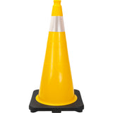Cône de signalisation de première qualité, 28", Jaune, Bande(s) réfléchissante(s) 4" - SHL484