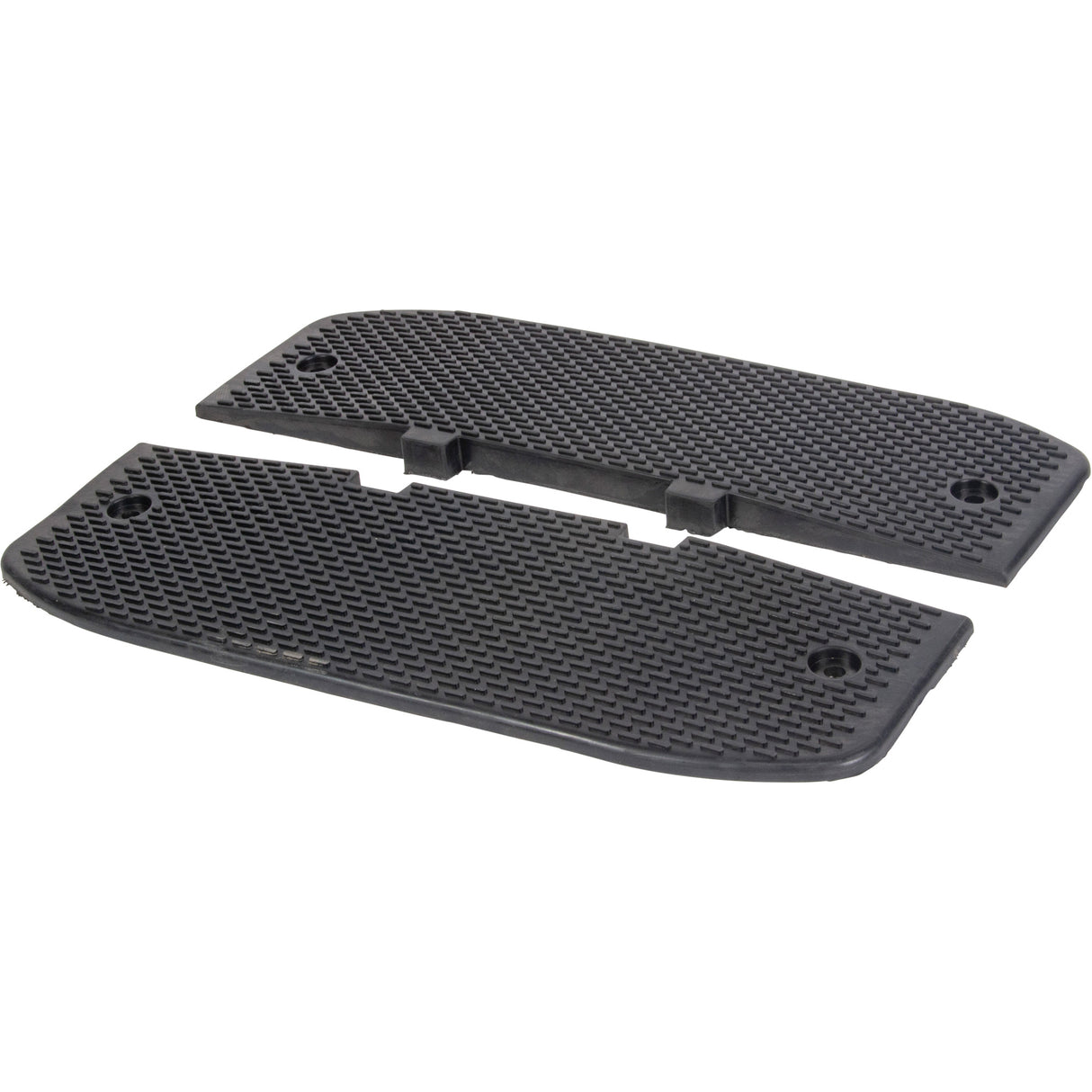 Embouts d'extrémités pour bosse de décélération, Caoutchouc, 3' lo x 20" la x 2" h - SHP476