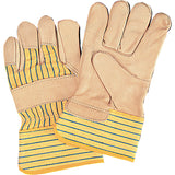 Gants d'ajusteur à paume sèche d'usage standard, Dames, Paume en Cuir fleur de vache, Doublure en Coton - SAS502R