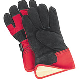 Gants d'ajusteur doublés pour l'hiver à chaleur supérieure, Grand, Paume en Cuir de vache refendu, Doublure en ThinsulateMC - SM609R
