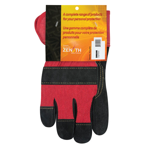 Gants d'ajusteur doublés pour l'hiver à chaleur supérieure, Grand, Paume en Cuir de vache refendu, Doublure en ThinsulateMC - SM609R