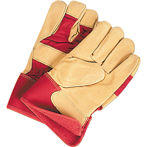 Gants d'ajusteur doublés pour l'hiver à chaleur supérieure avec paume en cuir et doublure ThinsulateMC