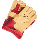 Gants d'ajusteur doublés pour l'hiver à chaleur supérieure avec paume en cuir et doublure ThinsulateMC
