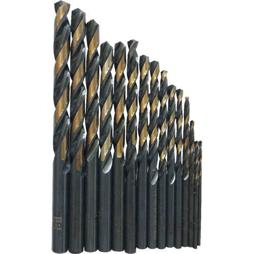 Short Series Drill Bit Set, 29 Pieces, High Speed ​​Steel - TCT047