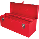 ATB100 Portable Tool Chest with Metal Tool Tray, 8-3/4" D x 21" W x 9" H, Red - TEP336