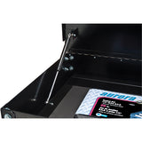 Utility Cart, 4 Drawers, 18" L x 33" W x 39" H, Black - TEP483