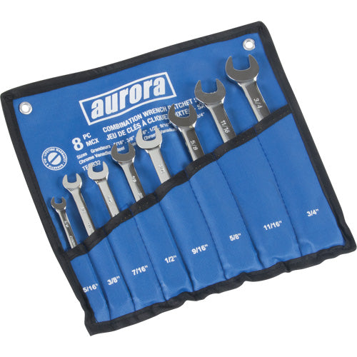 Imperial 8-Piece Combination Fixed Head Ratchet Wrench Set - TEQ832