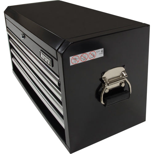 Industrial Tool Chest, 26" W, 4 Drawers, Black - TER066
