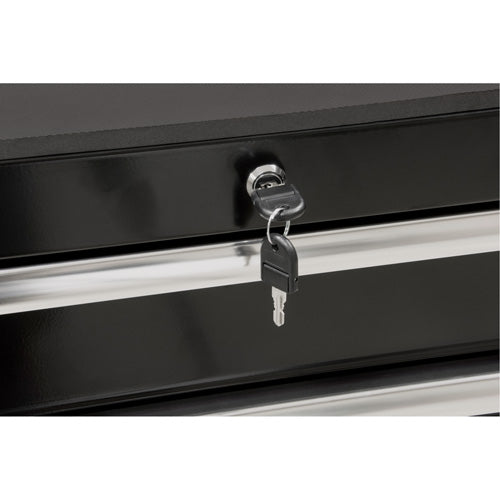 Heavy-Duty Tool Cart, 7 Drawers, 28" W x 22" D x 42-3/8" H, Black - TER069