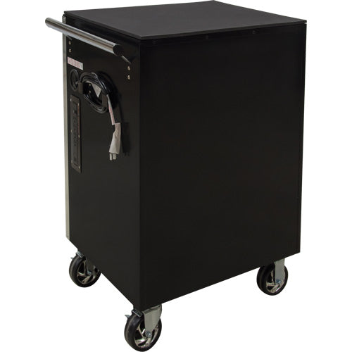 Heavy-Duty Tool Cart, 7 Drawers, 28" W x 22" D x 42-3/8" H, Black - TER069