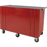 Chariot à outils industriel, 12 tiroirs, 56" la x 24-1/2" p x 38-1/8" h, Rouge - TER103