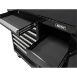 Industrial Tool Cart, 8 Drawers, 44-3/10" W x 21-1/10" D x 36-7/10" H, Black - TER218