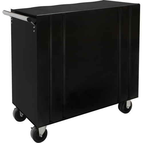 Industrial Tool Cart, 8 Drawers, 44-3/10" W x 21-1/10" D x 36-7/10" H, Black - TER218