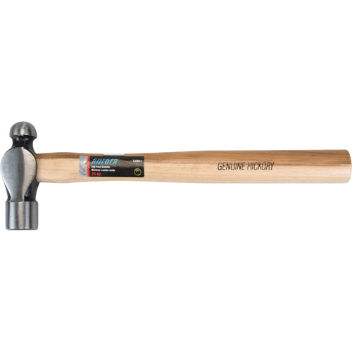 Ball Pein Hammer, 24 oz Head Weight, Plain Face, Wood Grip - TJZ041