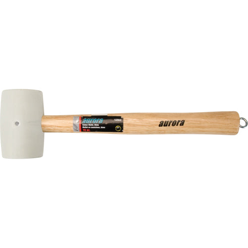 Rubber Mallet, 16 oz, Wooden Grip - TJZ045