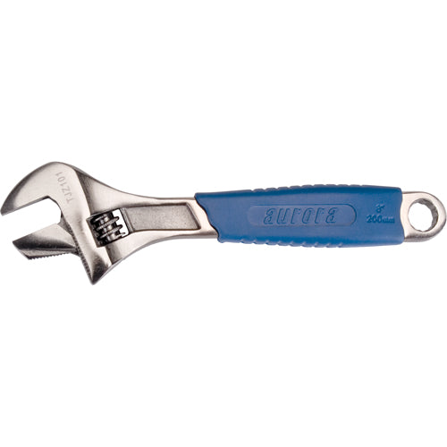 Adjustable Wrenches, 8" L, Max. 1-1/4" W, Black - TJZ101