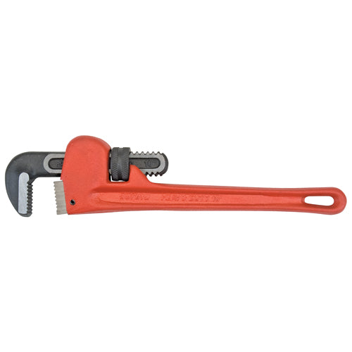 Pipe Wrenches, 1-1/2" Jaw Cap, 10" Length, Powder Coat Finish - TJZ107