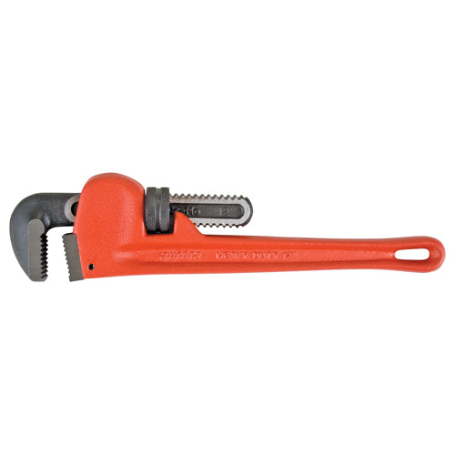 Pipe Wrenches, 2" Jaw Cap, 12" Length, Powder Coat Finish - TJZ108