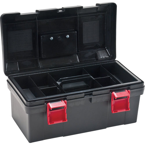 Heavy-Duty Tool Chest, 17-1/2" W x 9-1/2" D x 8" H, Black - TLV083