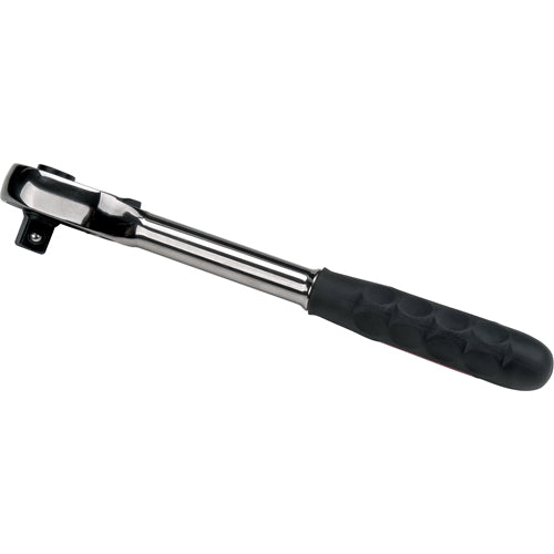 Ratchet Wrench with Quick Release Rubber Grip, 1/2" Drive, Rubber Handle - TLV382