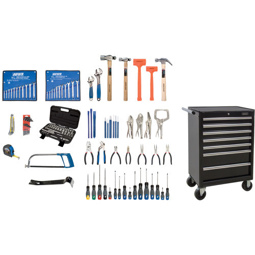 Intermediate Tool Set with Steel Case, 112 Pieces - TLV422