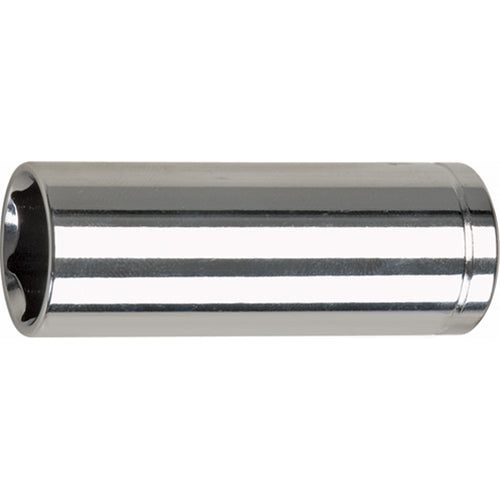 1/4" Drive Metric Socket, 6 Point, Deep
