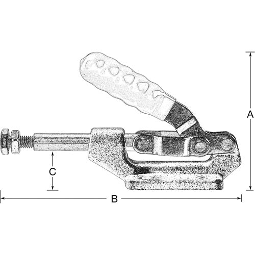 Serre-flan droit, Force de serrage de 600 lb - TLV632